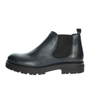 Bottes mi-mollet pour homme Hermann Scott, bleu, taille 43, hauteur de talon Blu Martin Boots - Product Image 1