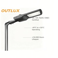 Lampadaires LED extérieurs étanches haute puissance AC 220V, indice de protection IP66, lampes de rue sur poteau, 50W