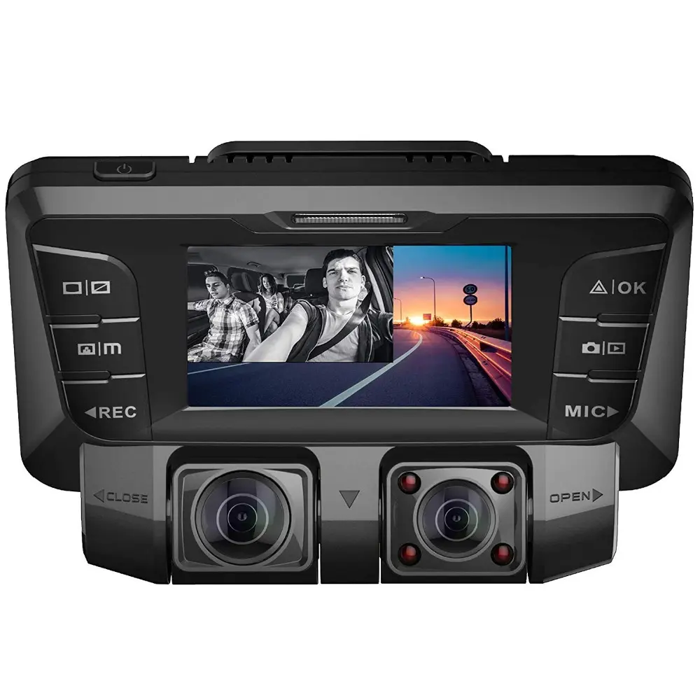 새로운 V28 자동차 DVR 와이파이 카메라 FHD 4K 비디오 레코더 2.7 "듀얼 렌즈 GPS Dvr 자동차 카메라