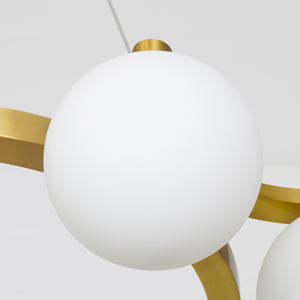 Lampes suspendues contemporaines en verre coloré faites à la main pour table à manger, îlot de cuisine, restaurant, maison, plafond suspendu - Product Image 4