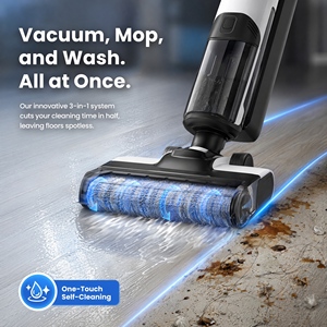 PGT803 Pro Wet Dry <b>Floor</b> Washer 3-in-1 Vacuum <b>Mop</b> Self-Cleaning Dual Tanks Pet Hair - Product Image 2