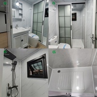 Casa Contenedor Modular de 20 Pies, 2-3 Dormitorios, Oficina Prefabricada, Tienda Móvil, Casa Plegable, Perfecta para Uso Comercial o Residencial