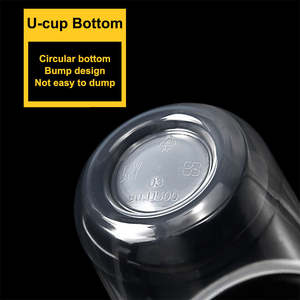 Gobelets en plastique PP en forme <span class=keywords><strong>de</strong></span> U <span class=keywords><strong>de</strong></span> 90 mm avec logo personnalisé <span class=keywords><strong>pour</strong></span> boissons chaudes et froides, <span class=keywords><strong>pour</strong></span> thé à bulles, jus <span class=keywords><strong>de</strong></span> <span class=keywords><strong>fruits</strong></span>, bière - <span class=keywords><strong>Prix</strong></span> d'usine - Product Image 6