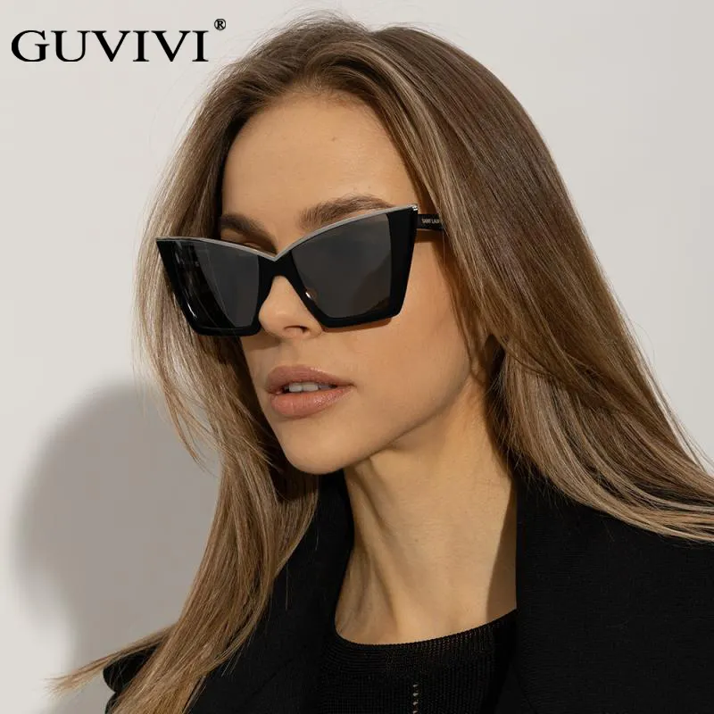 2023 New Style Fashion Oversized Cat Eye Sunglasses Trend Big Frame Sunglasses Women