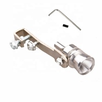 Sifflet d'échappement universel en aluminium pour simulateur de voiture Taille M