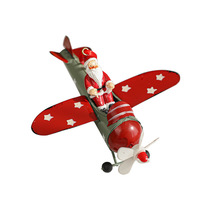 Pendentif arbre de noël suspendu père noël wapiti avion arbre de noël pendentifs suspendus ornements décorations de noël