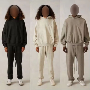 Sweat-shirt à capuche oversize pour homme en molleton de coton 380 g/m², gris clair, uni, de qualité supérieure, lourd, directement de l'usine - Product Image 6