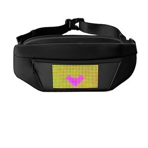 Riñonera Led Digital con cartelera móvil, luz de publicidad, deportes informales, motocicleta, caminar, anuncios, bolsa de pecho de píxeles - Product Image 1