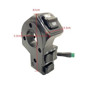 Interruptor de Faro, Bocina y Señal de Giro Tres en Uno Multifunción Original para Accesorios de Scooter Eléctrico Kukirin G3 Pro - Product Image 1