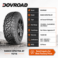 Pneus DOVROAD RANCH SPECTRA pour camionnettes, SUV, tout-terrain, radiaux, garantie 70000 km, LT disponible, design tout-terrain