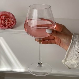 Verre à vin rouge bordeaux sur pied, de luxe léger, en cristal à large ventre, pour la maison, le bar, les mariages et les fêtes - Vente en gros - Product Image 3