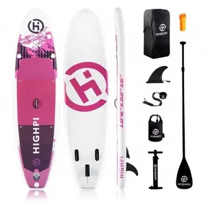 Tabla de Paddle con peso ligero para chica, accesorio inflable familiar de 320 Cm, sin Mdf, para Surf, color rosa, 490 Eclipse