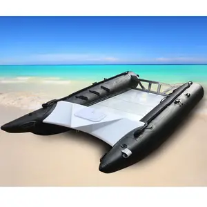Özelleştirilmiş 3m 4.5mrigid elektrikli yarış jet tekne fiberglas dingghy alüminyum tekne şişme bot