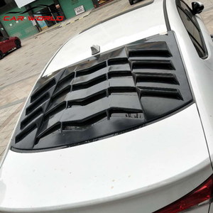 2016-2018 Rear <b>Window</b> Car Windshield <b>Cover</b> ABS Material Matte Black Exterior Accessory - Product Image 4