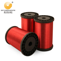 Fil rond en aluminium polyuréthane émaillé et soudable pour moteur 0,14-0,9 mm