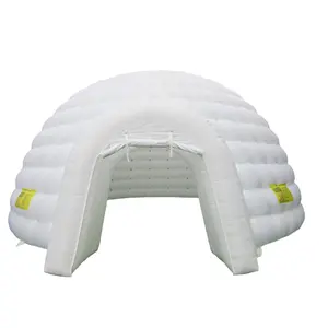 Custom inflatable dome bubble LED tent outdoor white tent advertising