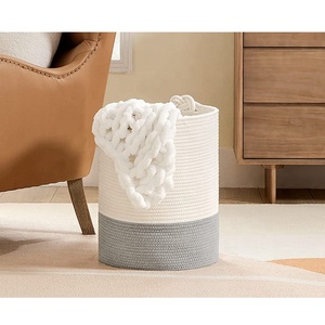 Nouvelle Arrivée Panier de Rangement en <span class=keywords><strong>Corde</strong></span> pour Jouets et Vêtements, Organisateur pour Salon - Product Image 4