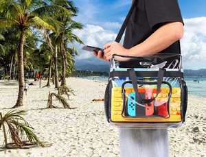 Sac fourre-tout transparent en PVC imperméable pour le sport et la gym, personnalisé et pas cher, avec logo imprimé, idéal pour le shopping - Product Image 5