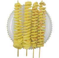 Offres Spéciales Produits de pommes de terre pré-frits surgelés Snack pré-frit chinois Produits semi-finis Tour de pommes de terre en spirale