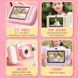2024 Mới Phim Hoạt Hình Trẻ Em Máy Ảnh Kỹ Thuật Số 1080P Unicorn Panda Bunny Con Hình Ảnh Video <span class=keywords><strong>Camera</strong></span> Cho Trẻ Em Món Quà Sinh Nhật - Product Image 3