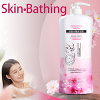 Gel Douche Hydratant et Exfoliant Rose Lavande 1080ml en Gros, Contrôle du Sébum, Nourrissant, Effet Blanchissant