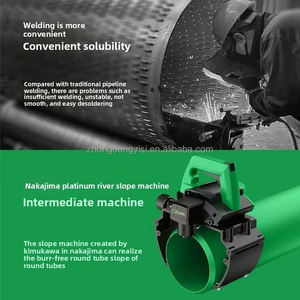 Máquina Eléctrica para Biselado y Chaflanado de Tuberías, Opciones Manuales y Automáticas para Plástico, Aleaciones y Acero al Carbono para Construcción - Product Image 5