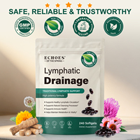 Gélules de soutien au drainage lymphatique et à la détoxification naturelle pour la santé immunitaire, marque privée