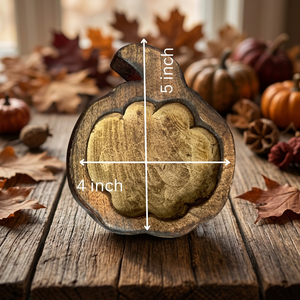 Support de bougie en bois de manguier fait main de qualité supérieure, bol à bougie en bois pour la décoration intérieure, vente en gros, fourniture en gros - Product Image 1