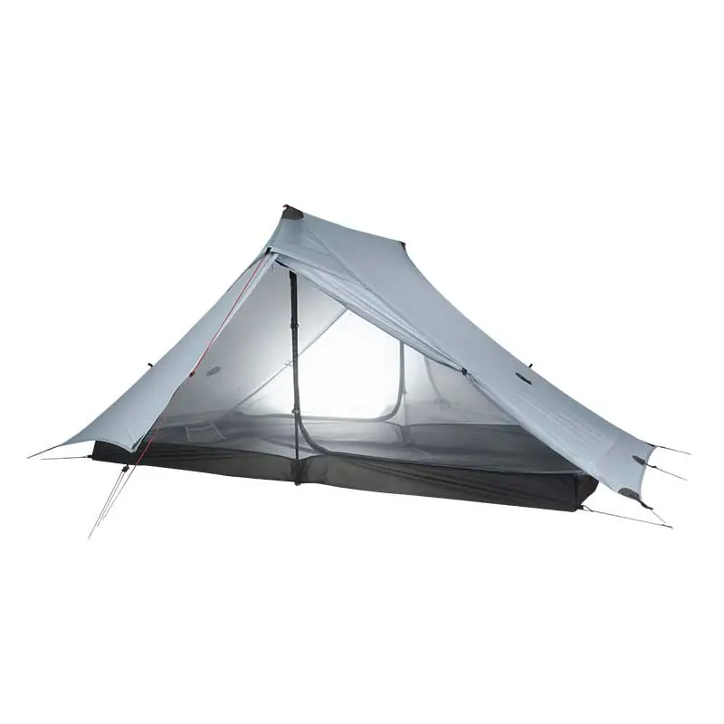 3F GEAR Lanshan 2 Pro Ultraleichtes Zelt 2 Personen 3-4 Jahreszeiten Outdoor Camping Professional 20D Silnylon Rodless Zelt