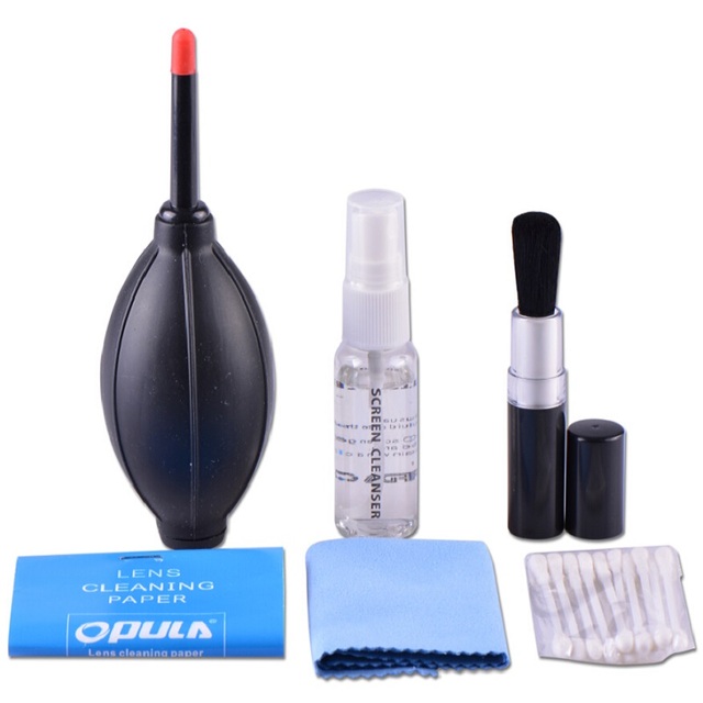 Custom 6 in 1 Screen Cleaning Kit Environmentally Friendly Solution for Camera Cleaners