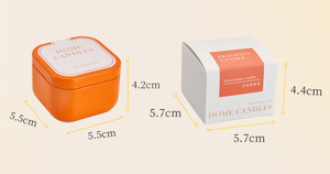 Bougie parfumée en cire de soja en boîte de conserve multicolore, bougies romantiques faites à la main avec ajout d'huile essentielle, tendance best-seller - Product Image 6