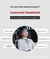 Instrument d'aide au sommeil multifonctionnel pour l'acupuncture et la moxibustion acupoint assisté soulagement de la fatigue massage intelligent