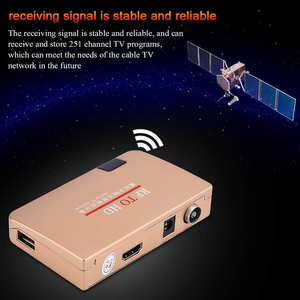 <span class=keywords><strong>Receptor</strong></span> de TV Analógico con Control Remoto para Proyectores, Enseñanza Multimedia, Ingeniería de Redes, Adaptador Convertidor de RF a HD - Product Image 4
