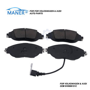 ชุดผ้าเบรกหน้า MANER 3C0698151G 8v0698151c สำหรับระบบเบรกอัตโนมัติ สำหรับรถยนต์ Audi vw Seat - Product Image 2