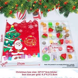 Pour <span class=keywords><strong>Amazon</strong></span> noël calendrier de l'avent boîte déchirable à la main flocon de neige compte à rebours dossiers disparaissant impression boîte-cadeau - Product Image 4