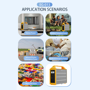 Xách tay 100W 200W có thể sạc lại năng lượng mặt trời bảng điều khiển MPPT sóng sin tinh khiết đa chức năng trạm khẩn cấp chì-axit ngân hàng - Product Image 6