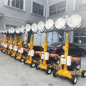 High-Efficiency LED Mobile <strong>Lighthouse</strong> White Light <strong>Source</strong> Adjustable Metal Halide Lamp Inflatable Tires DC Power Supply IP65 - Product Image 4