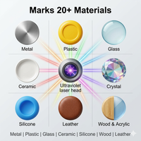 Máquina de Marcado Láser Ultravioleta Automática de 3W 5W 20W 30W 10 Vatios para Grabado en Plástico, Vidrio, Cristal, Cerámica y Películas, Luz Púrpura