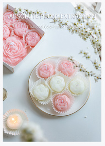 Juego de Caja de Regalo con Velas Aromáticas de Peonía, Regalo para el Día de San Valentín, Regalo de Cumpleaños - Product Image 6