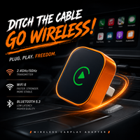 Hot <strong>Selling</strong> <strong>Best</strong> Seller Carplay Android Auto Wireless Adapter Low Power Free Sample Factory Wholesale Price Delivery