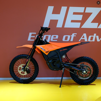Motocicleta Eléctrica HEZZO D3PRO 60V, Motor Central de 8000W, Batería de Litio de 30Ah, Neumático Grueso de 17 Pulgadas, Motocicleta Todoterreno Impermeable de Alta Velocidad