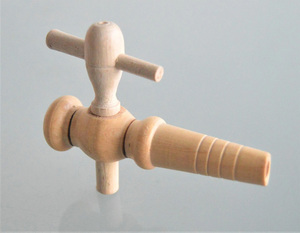 Grifo de madera para barril de vino, grifo de cerámica para tarro, grifo de madera para barril, válvula de madera para barril de vino y whisky - Product Image 3