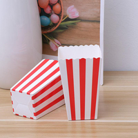 Boîte de pop-corn écologique personnalisée de haute qualité gaufrage de stratification mat pour emballage de restaurant à emporter Logo personnalisé