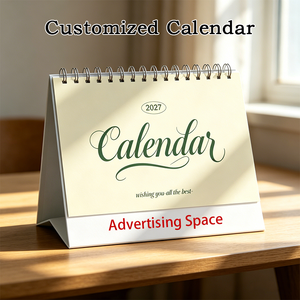 <span class=keywords><strong>Calendario</strong></span> de Escritorio 2027, Diseño Personalizado, de Alta Gama, con Impresión Personalizada, Formas Creativas, para Oficina - Product Image 1