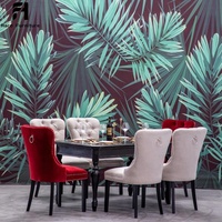 Chaise de salle à manger moderne en bois avec anneau de traction, design nordique de luxe, bleue, capitonnée, coussin doux, boutons décoratifs, pour hôtel