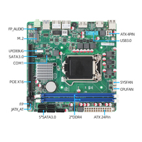 Motherboard Industri NAS Mini ATX Intel Generasi ke-8-9 I3/I5/I7 Celeron/Pentium CPU LGA1151 RAM DDR4 64GB Chipset Intel B360