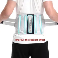 Ceinture de maintien de la taille en coton pour hommes et femmes Soulagement des douleurs dorsales pour les personnes âgées d'âge moyen Plaque en acier pour hernie discale lombaire