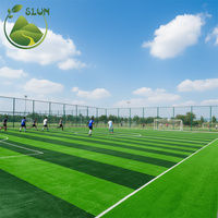 Outdoor Kunstrasen Teppich Futsal Kunstrasen für Fußballfelder 30mm 40mm 4*25m Rolle Verifizierter Lieferant