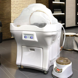 Lavabo Portátil de Alta Calidad con <span class=keywords><strong>Grifo</strong></span> Dorado <span class=keywords><strong>para</strong></span> Camillas de Masaje, con 2 Tanques de Agua, Lavabo Eléctrico Portátil <span class=keywords><strong>para</strong></span> Spa Capilar - Product Image 1