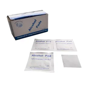 Steriele Niet-Geweven Medische Alcohol Wattenstaafje Alcohol Prep Pad 70% Isopropyltelefoon